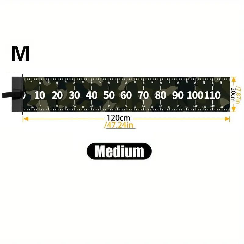 Fishing Catch Size Mat Waterproof Rollable PVC Material Clear Easy Read Scale for Recreational Anglers