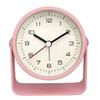 3.5 Inch Analogue Alarm Clock Silent Non-Ticking Bedside Clock Adjustable Angle Desk Clock with Light