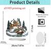 2D Acrylic Christmas Ornaments - Creative Holiday Crafts Series