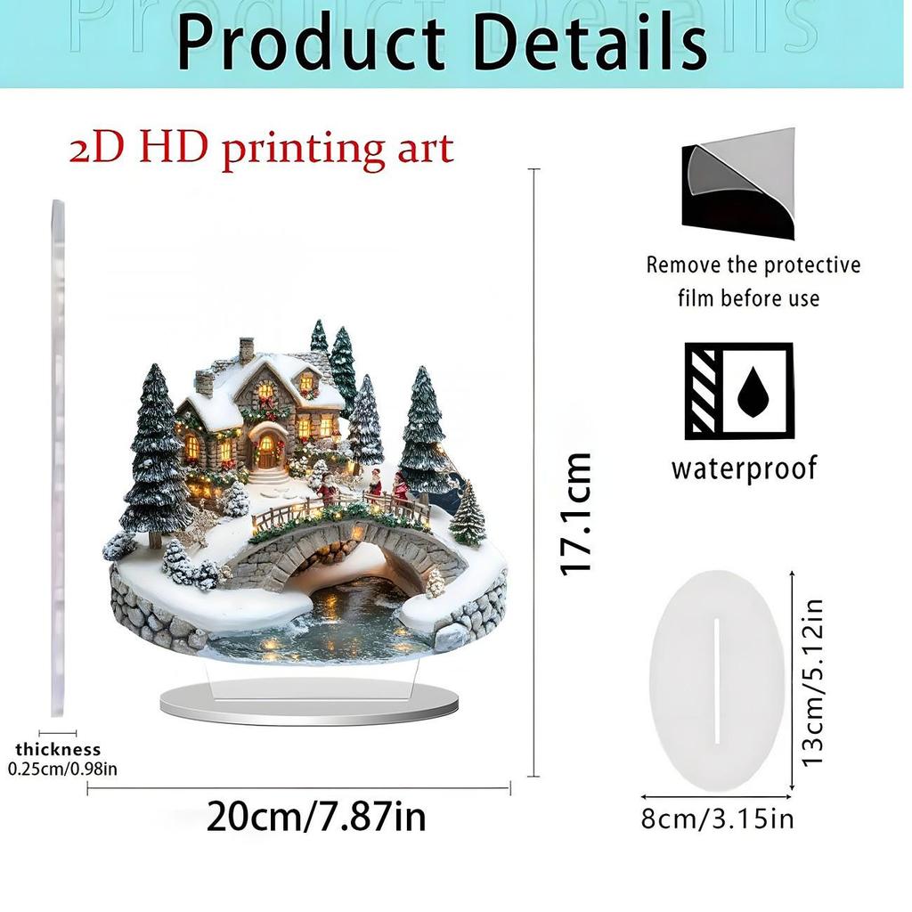 2D Acrylic Christmas Ornaments - Creative Holiday Crafts Series