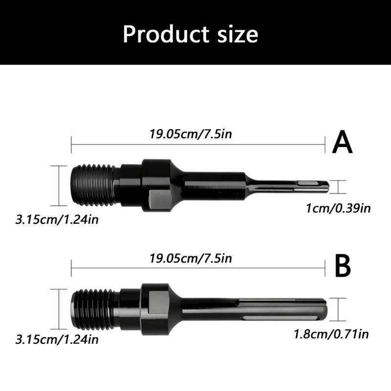 Heavy Duty Drill Extension Shank Rod With Reinforced Thread For Secure Drilling In Tight Space Industrial Applications