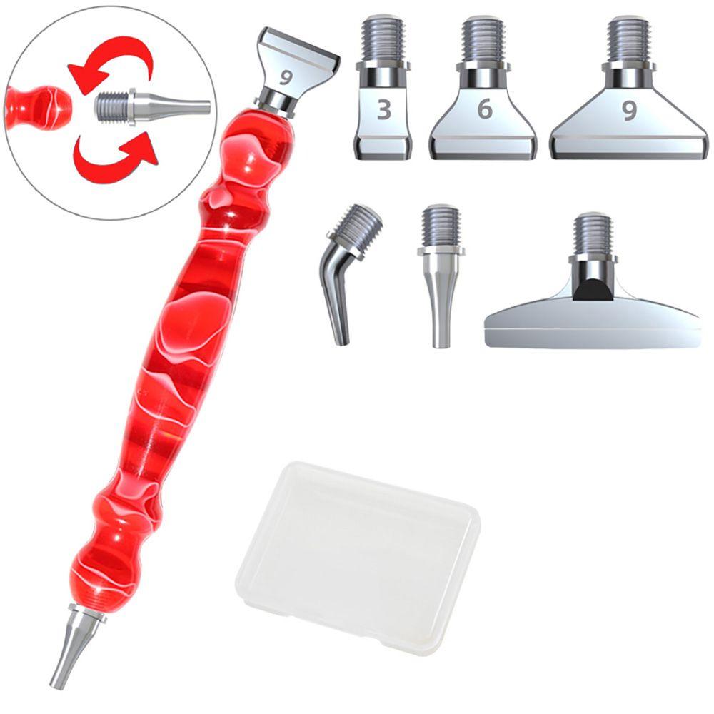 Cross Stitch Point Drill Pen Alloy Replacement Pen Heads Resin Diamond Painting Pen Resin Pen