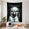 The NUN (1) Customizable name decorative wall tapestry ideal choice for wall decor in bedrooms living rooms dorms and home