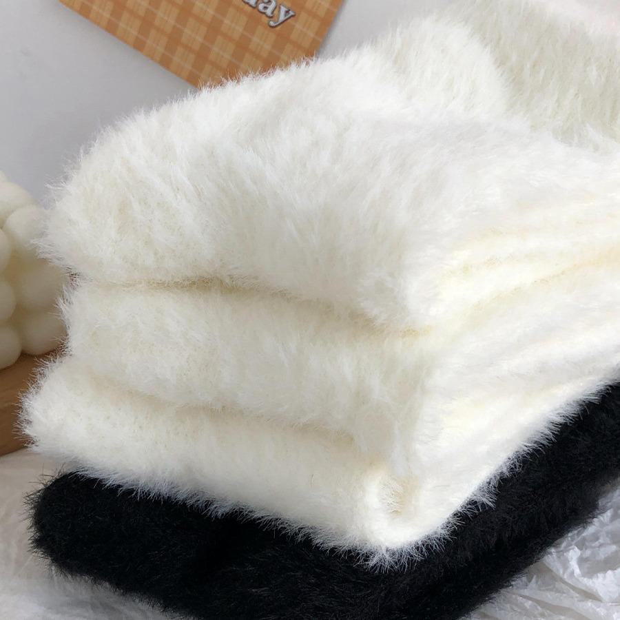 Women's and Men's Thick Winter Plush Mink Velvet Socks