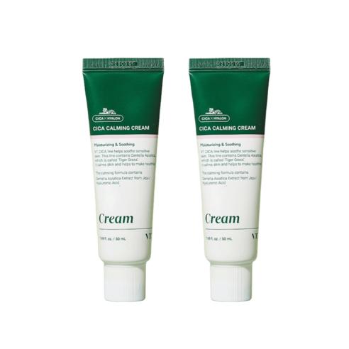 VT COSMETICS Успокаивающий крем с центеллой 50 мл x 2