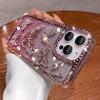 Glitter 3D Butterfly Shiny Case For iPhone 17 16 15 14 13 12 11 Pro Max Diamond Bling Sparkly Rhinestone Girls Pink Cute Cover