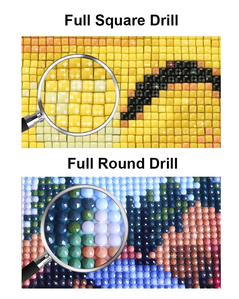 5D алмазная живопись Мандала цветы современный узор DIY полная круглая дрель вышивка крестиком Алмазная вышивка домашний декор подарок