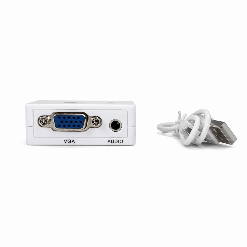 with Data Cable HD Video Converter HD 1080P Composite Converter for TV PC Set Top Box
