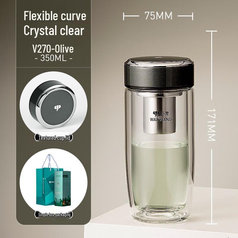 Vientiane Double-Layer Glass Mug