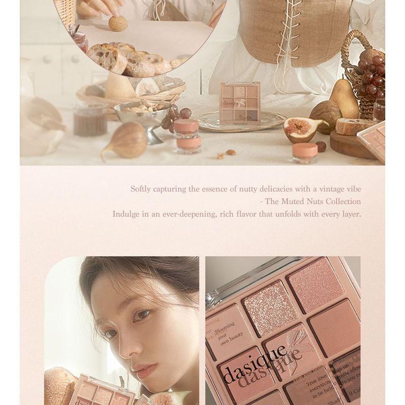 DASIQUE Палетка теней Muted Nuts Collection
