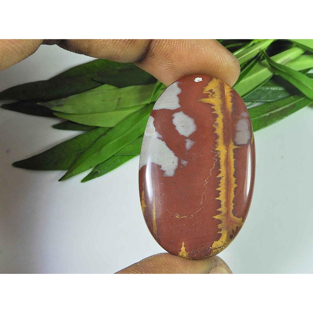 25X41X05MM Natural Noreena Jasper Oval Cabochon Loose Gemstone 47Cts SK-3836