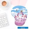 Романтический коврик для мыши Fumede с подставкой для запястья