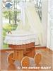 Moses basket with canopy - Bellamy cream
