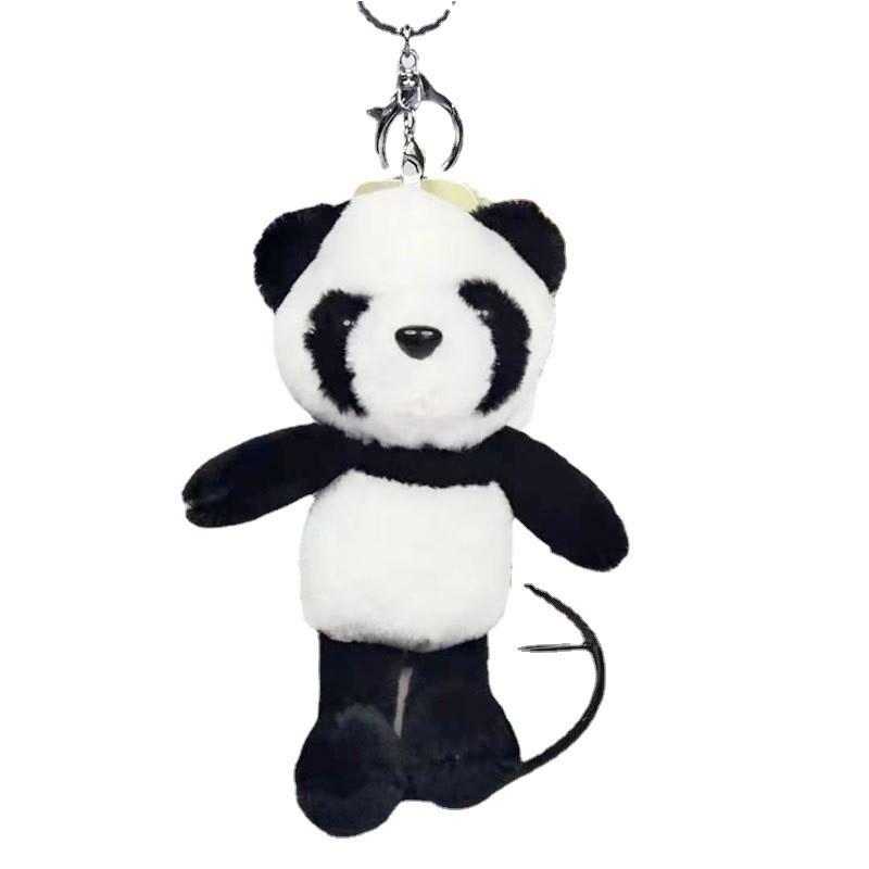 Panda Delightful Stuffed Toy Keychain Ultra Soft 18cm Creative Accessory Backpack