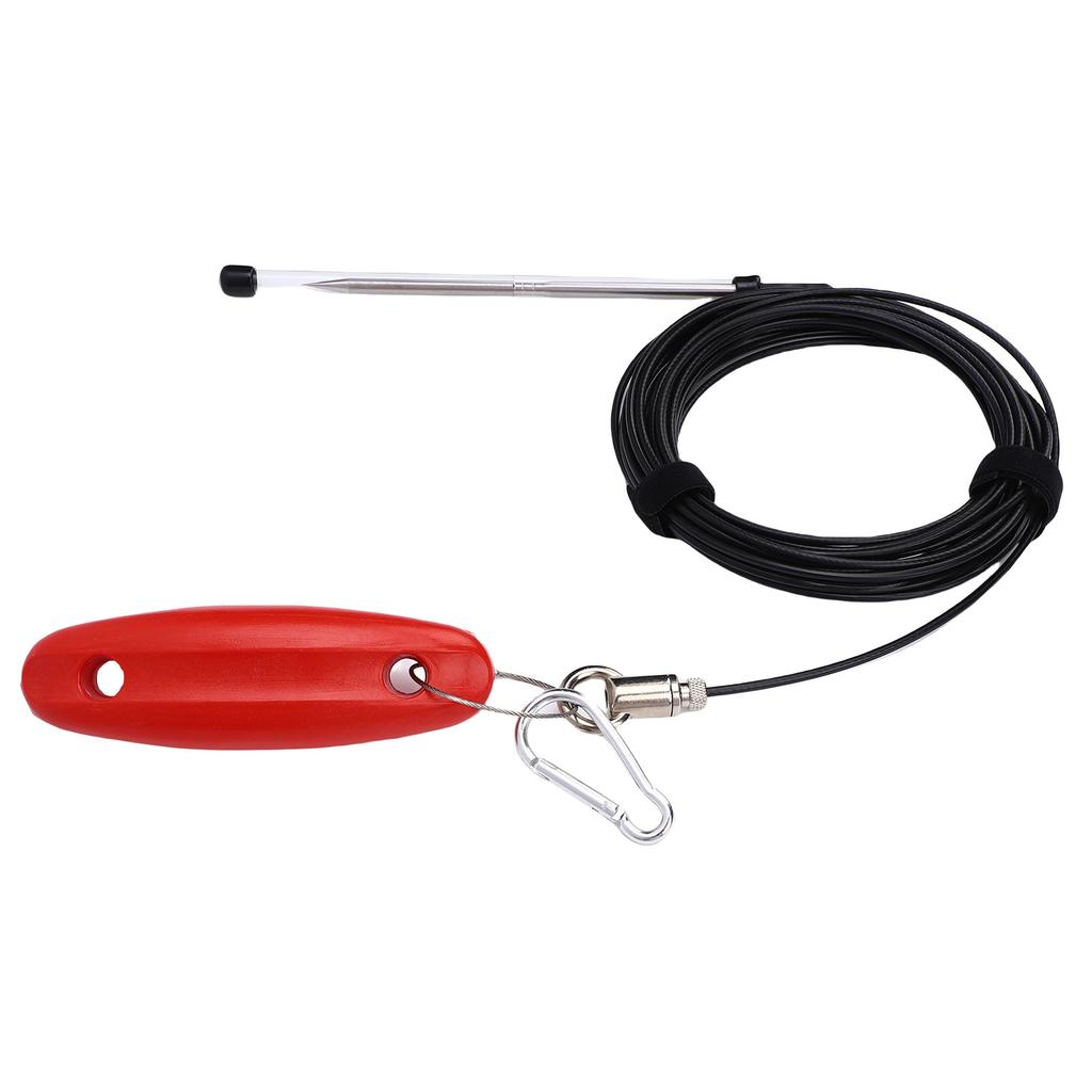 Fishing Stringer 500lbs Stainless Steel 26.2ft Fish Holder Stringer Prevent Tangling with Floater for Big Fish Outdoor