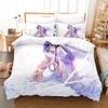 Набор постельного белья Love Live с 3D-печатью, наволочка, аниме, пододеяльник, двуспальный, полуторный, полный, королевский, кинг, для взрослых, детей, постельные принадлежности, покрывало
