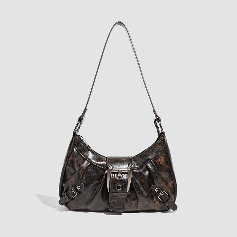 Bag Female Underarm Bag Niche Design Punk Biker Bag Shoulder Bag