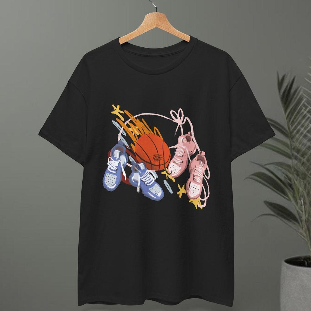 Doodle Basketball Illustration T-Shirt and kids tshirt | Basketball Tee, Sport Graphic