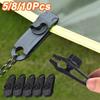 10/8/5 PCS Tarpaulin Clip Awning Tent Clamp Canopy Lashing Buckle Jaw Grip Outdoor Camping Hook Anchor Windproof Rope Barb