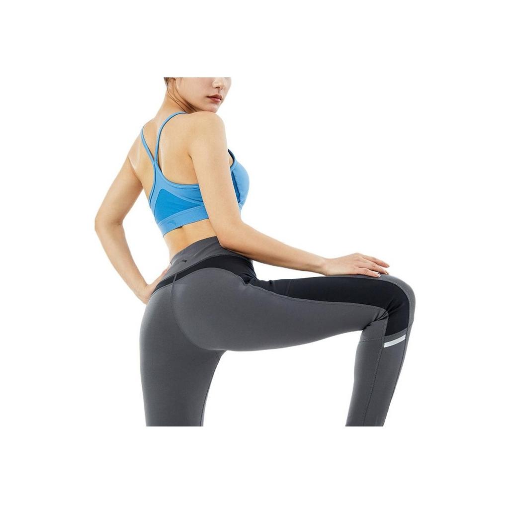 Anta Серия для тренировок Однотонный Поддержка высокой интенсивности Фитнес Йога Спортивный бюстгальтер Женское нижнее белье Небесно-голубой 962217793-1