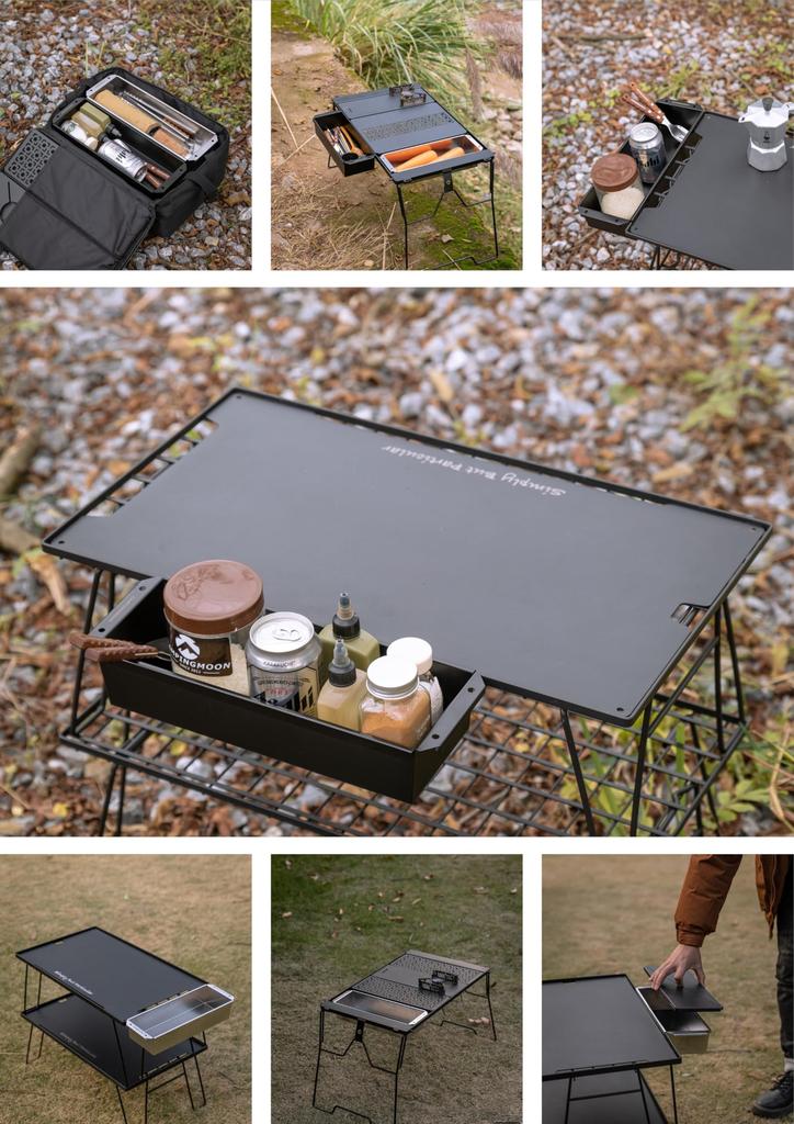 CAMPING MOON IGT Коробка из нержавеющей стали, Мелкая, 2 л, Половина юнита, Изготовлена из нержавеющей стали 304, BKCK-11