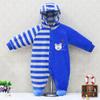 Newborn Baby Boy And Girl Infant Hooded Clothing Velvet Winter Spring One Piece Kid Long Sleeve Kidswear Aapparel Newborn Suits Tddler Romper