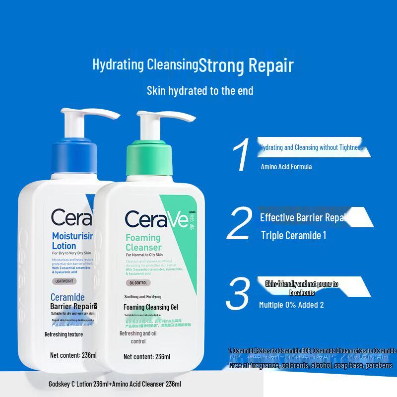 CeraVe Hydrating Cleanser & Moisturizing Lotion Duo