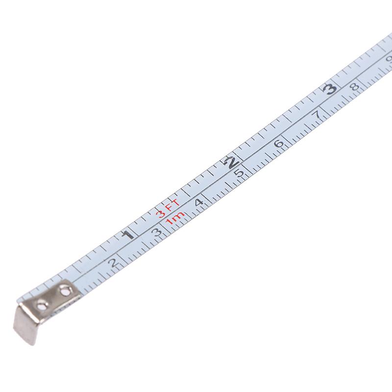 1M/3Ft Retractable Stainless Steel Pocket Measuring Ruler Tape Measure Keychain