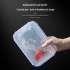 ZISIZ Transparent Microwavable Food Storage Container