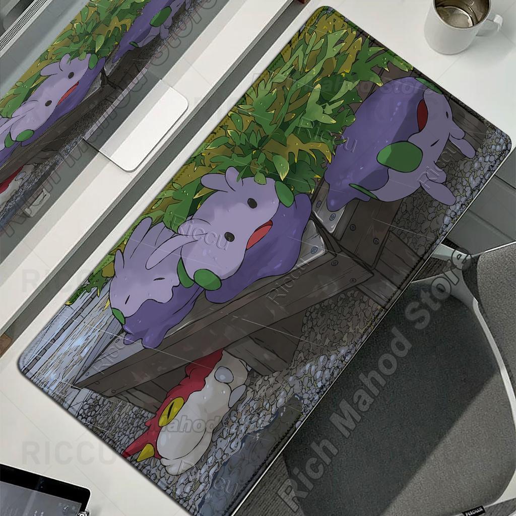 Large Mouse Pad Pokemon Goodra Mousepad Gamer Computer Keyboard Desk Mat XXL Anime Gaming Pads Pc Accessories Office Cute Carpet