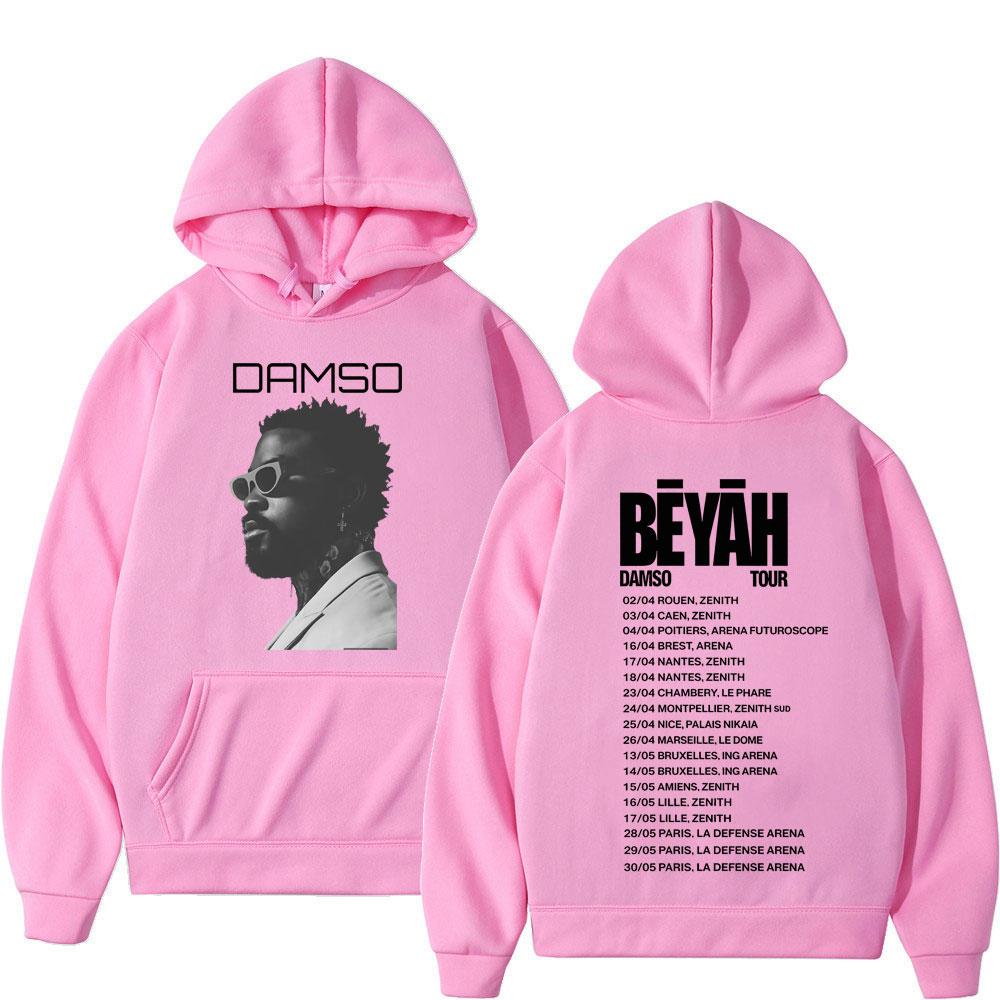 Rapper Damso Tour 2026 Print Hoodie Unisex Fashion Clothing Sweatshirts Long Sleeves Loose Casual Oversized Hipster Pullover