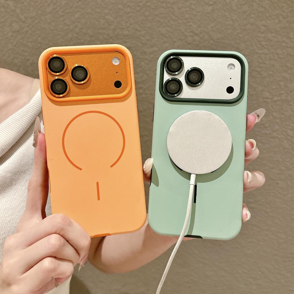 Применимо к iPhone11promax матовый магнитный чехол для мобильного телефона Apple 11 цвет кожи контрастный два в одном защитный чехол 11