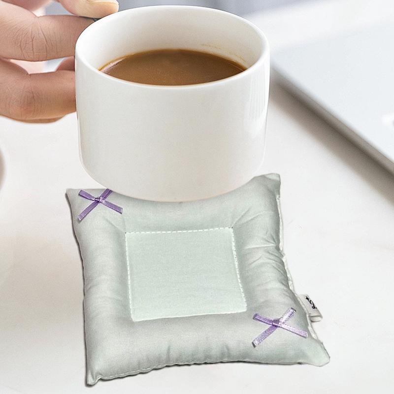 1 шт., реквизит для хранения ключей, мягкий, утолщенный, в корейском стиле, двухсторонний, для домашнего декора, с бантом, для украшений, хлопковая подставка