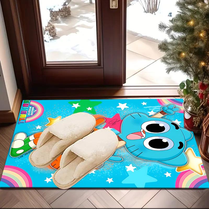 Gum-ball's Amazing World Area Rug Suitable for Indoor And Outdoor,Carpets for Kitchens, Homes, Offices, Living Rooms,Home Decor,Christmas Gift