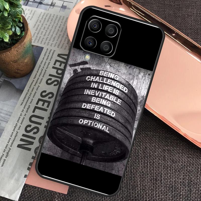 Фитнес Девушка Спортзал Для Samsung Galaxy M55 M15 M13 M23 M33 M53 M30s M31s M12 M32 M52 M20 M21 M51 M34 M54 Чехол