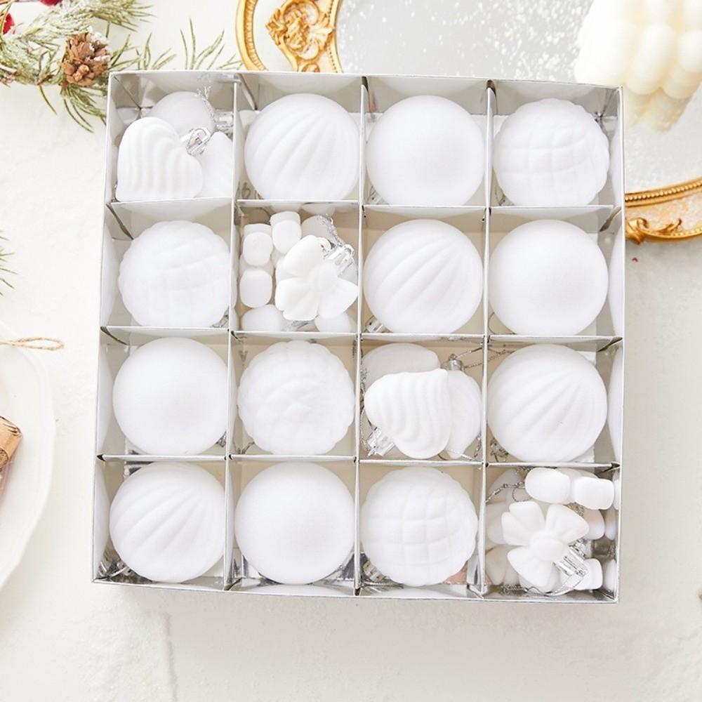 32 шт./набор Рождественские шары Рождественская елка Подвеска 6 см Рождественское украшение Набор рождественских шаров