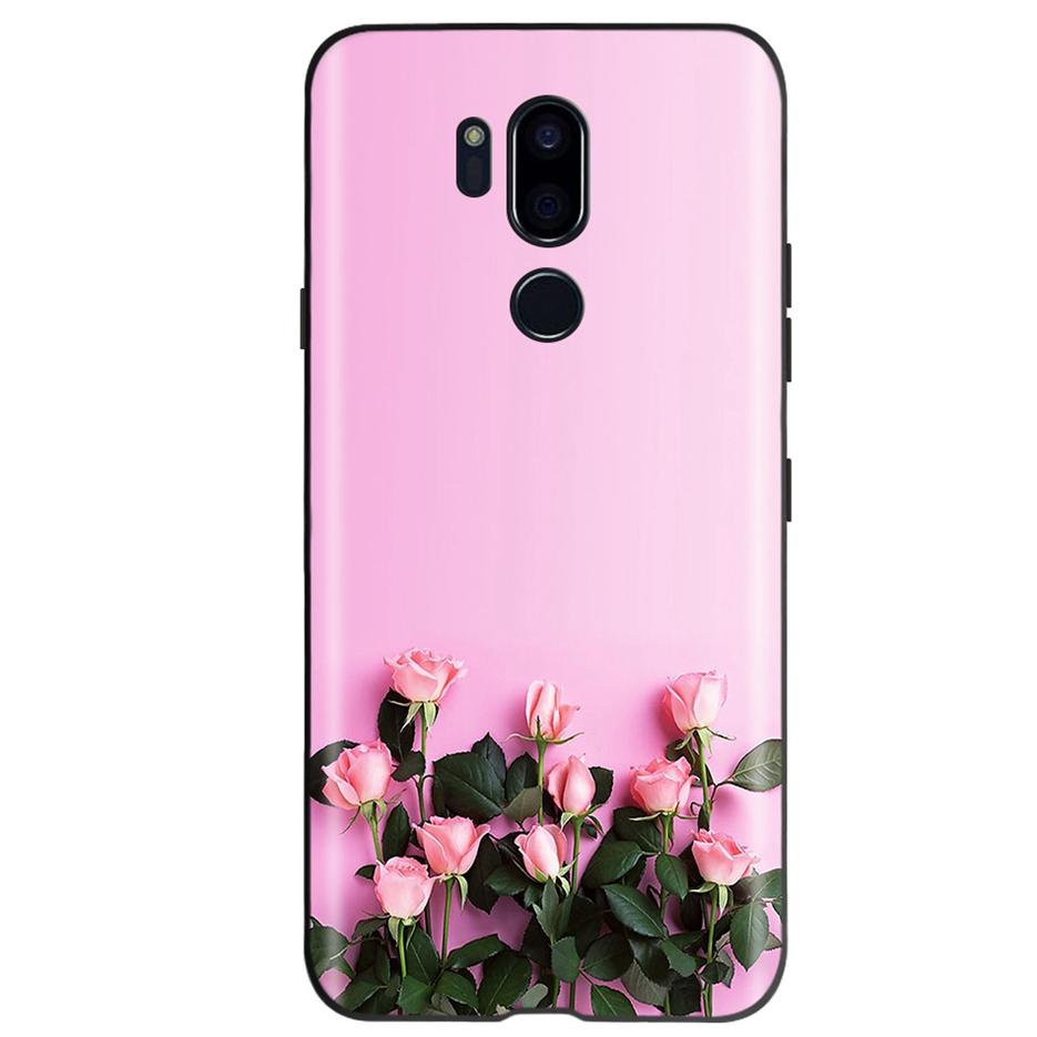 Для LG G7 ThinQ Чехол G710 LM-G710 Милый Кот Бабочка Ударопрочный Мягкий Силиконовый Чехол для Телефона Для LG G7 ThinQ Задняя Крышка 6.53'' Coque