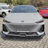 Комплект переднего сплиттера и заднего спойлера для Changan UNI-V 2022: Неразрушающая установка с защитой бампера