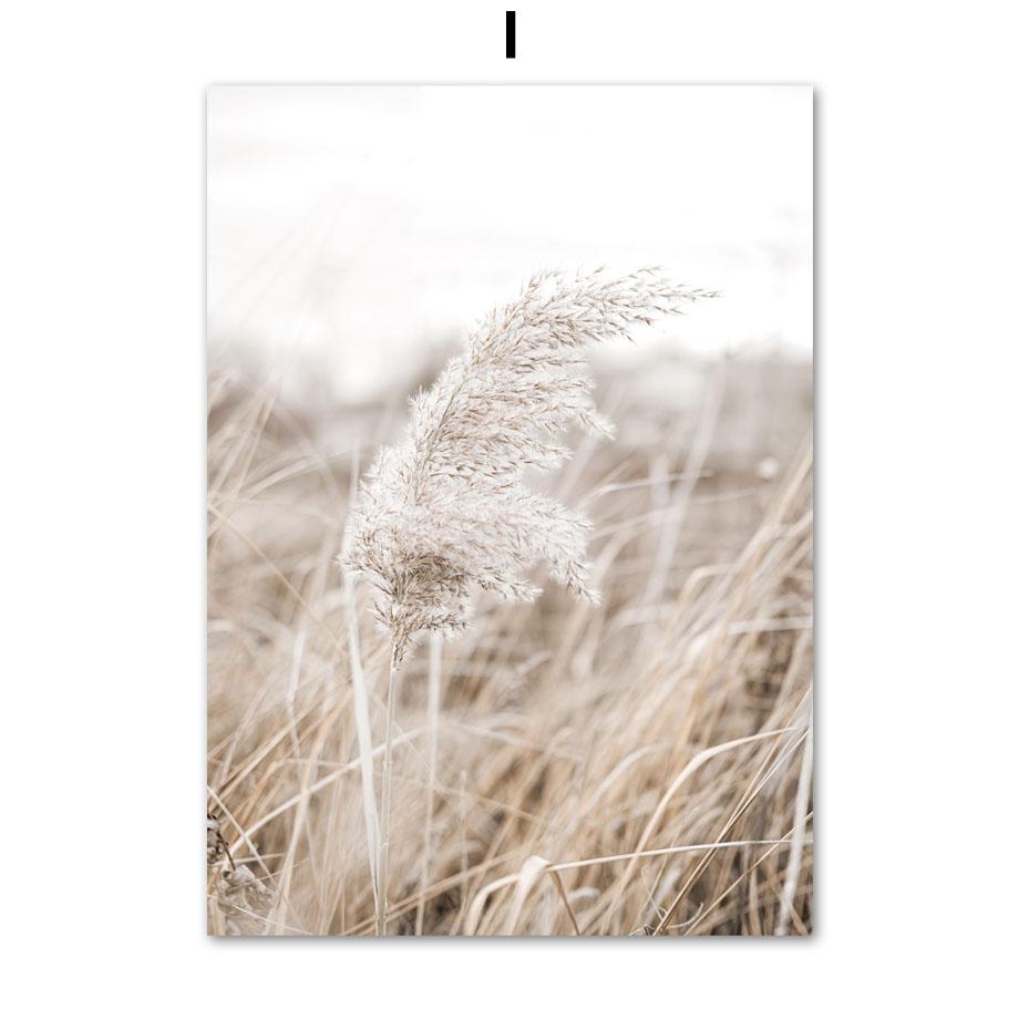 Растение, пейзаж, цветок, пшеница, тростник, трава, одуванчик, птица, постеры, печать, настенная живопись на холсте, украшение для дома в помещении, гостиной
