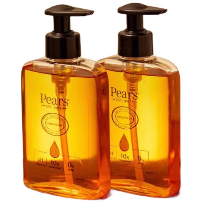 PEARS Amber Orange Antibacterial Hand Wash (2-Pack)