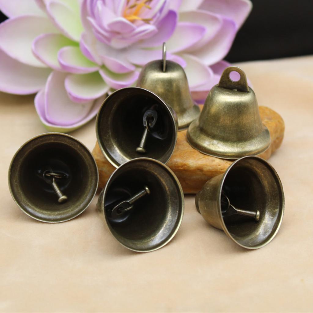 10 шт. винтажных колокольчиков, подвесные рождественские колокольчики, маленькие звенящие колокольчики для поделок своими руками, украшения в виде слона, собаки, верблюда