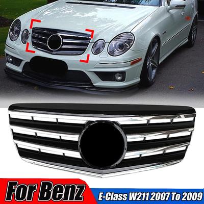 Для Mercedes Benz E-Class W211 E350 E320 E280 E500 E550 2007–2009 гг. Автомобильная передняя бамперная решетка Racing Styles Cap Intake Grille
