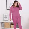 Thermal Underwear Ladies Extra Fat Cotton Thick Pajamas Plus Size Autumn Clothes Long Trousers Suit