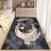 Brave Eagle Moon Design Carpet suitable as a non-slip mat for the living room or bedroom sofa