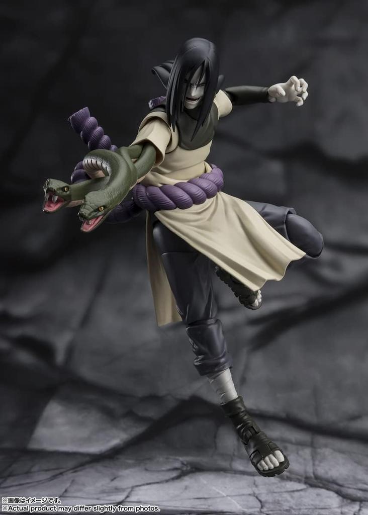 SHFiguarts НАРУТО Орочимару - Искатель истины в поисках вечности - Подвижная фигурка, окрашенная в цвет АБС и ПВХ, примерно 150 мм.