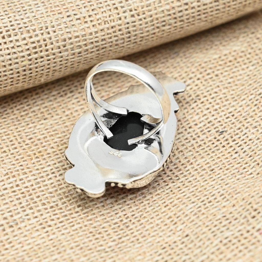 День Благодарения Розовый Тройной Опал Драгоценный Камень Твердый Стерлингового Серебра 925 Женское Кольцо Ювелирные Изделия