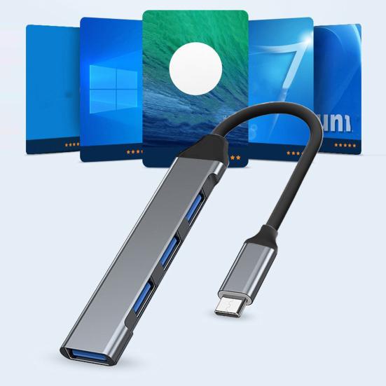 USB 3.0 концентратор-удлинитель с 4 портами высокоскоростной передачи данных универсальный USB адаптер станция ультратонкий портативный концентратор данных