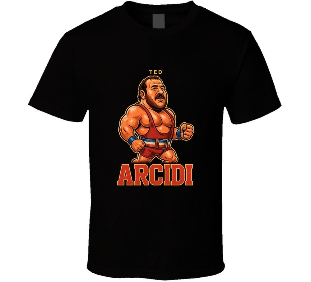 Ted Arcidi Retro Wrestling Legend Caricature T Shirt Unisex T-Shirt