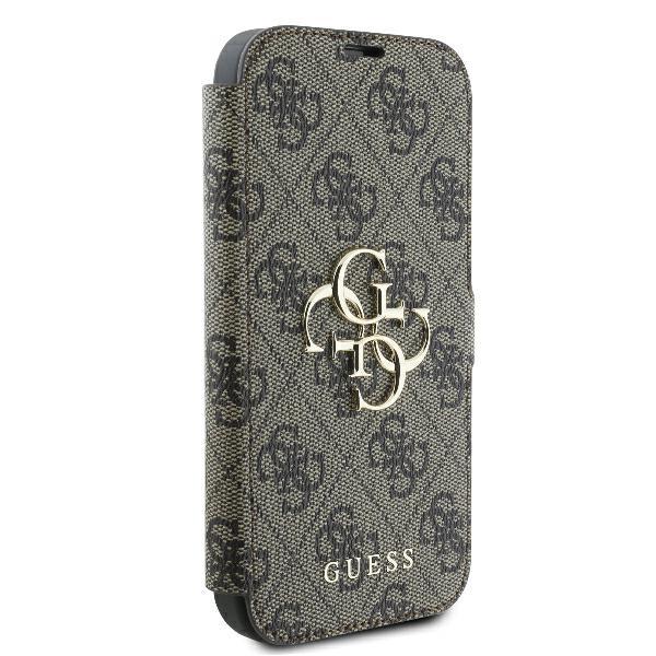 Guess Gubkp16X4Gmgbr Iphone 16 Pro Max 6.9 Brązowy/Brown Book 4G Metal Logo