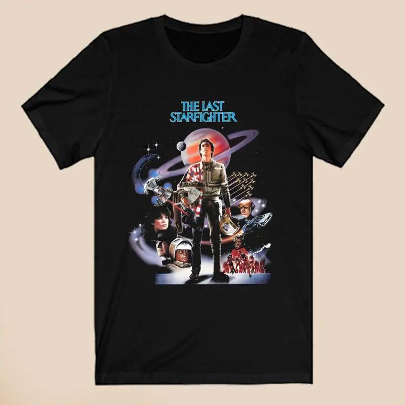 T-shirt noir pour hommes, taille S 5XL, The Last Starfighter Space Adventure